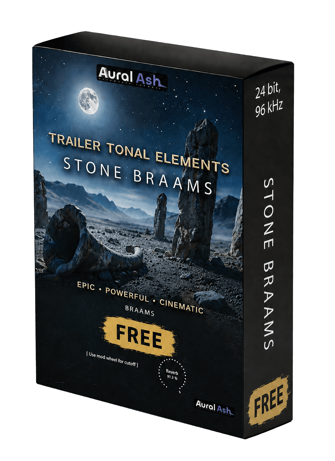STONE BRAAMS Free Braams Kontakt Library box artwork.
